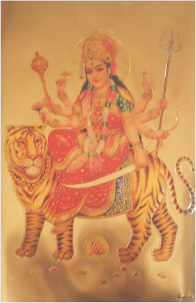 Golden Glass Picture - 11016